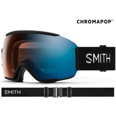 Masque Smith Sequence OTG Black Chromapop Pro Photochromic Blue Mirror