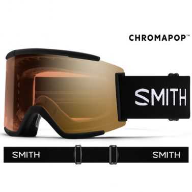 Masque Smith Squad XL Black Photochromic Chromapop Pro Gold Mirror