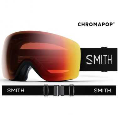 Masque Smith Skyline Black Photochromic Chromapop Pro Red Mirror