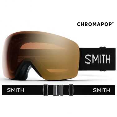 Masque Smith Skyline Black Photochromic Chromapop Pro Gold Mirror