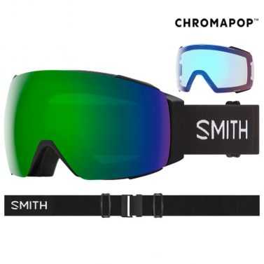 Masque Smith I/O Mag 2025 Black Chromapop Sun Green Mirror