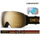 Masque Smith I/O Mag 2025 Speed Racer Chromapop Sun Black Gold Mirror