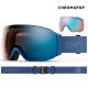 Masque Smith I/O Mag 2025 True Blue Photochromic Chromapop Pro Blue Mirror